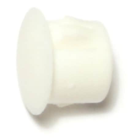 Midwest Fastener 7/16" White Nylon Plastic Flush Head Hole Plugs 1 12PK 69445